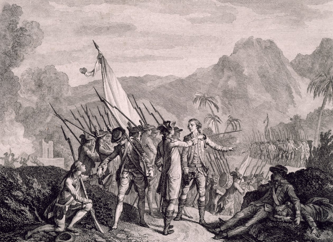 Tobago Fransız yakalama by Francois Godefroy