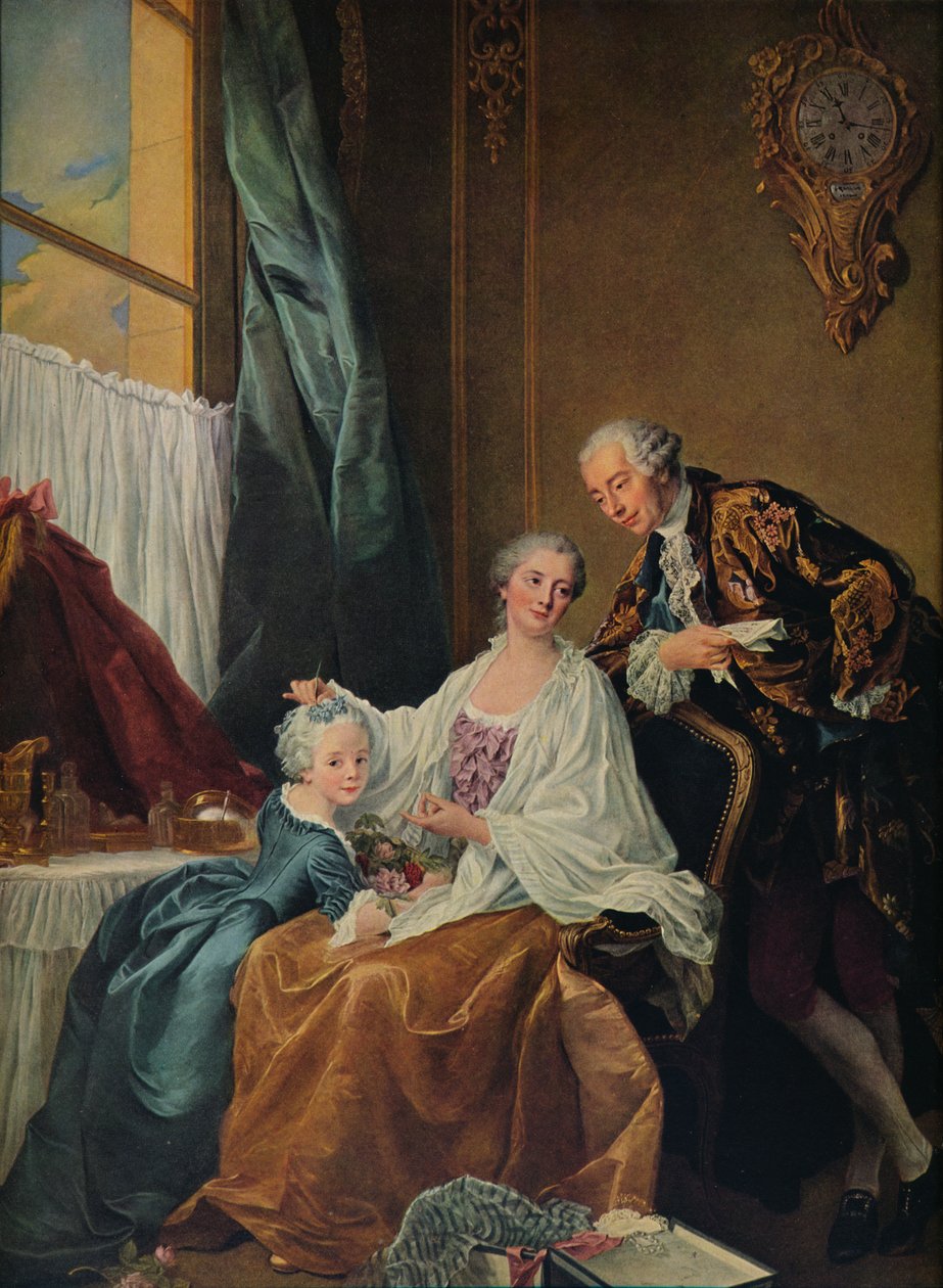 Aile Portresi, 1756 by Francois Hubert Drouais