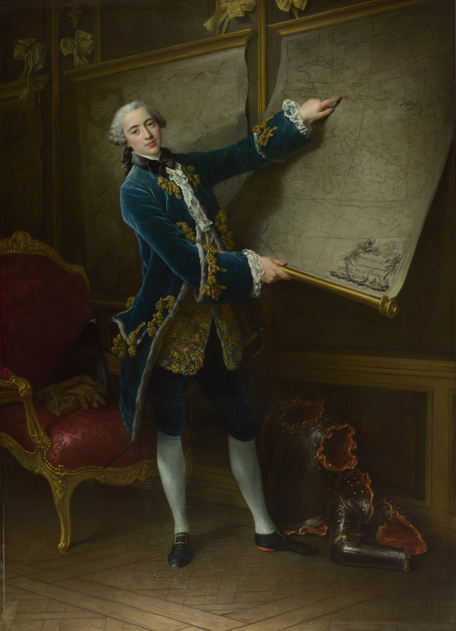 Kont de Vaudreuil, 1758 by Francois Hubert Drouais