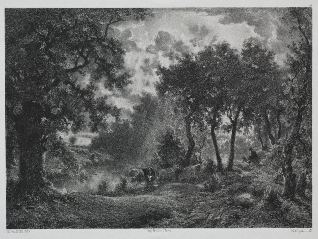 Duştan sonra. by Francois Louis Francais