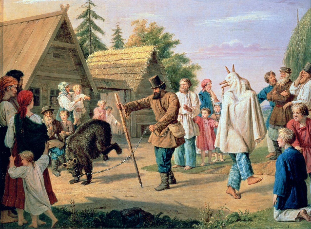 Köydeki Soytarılar by Francois Nicholas Riss