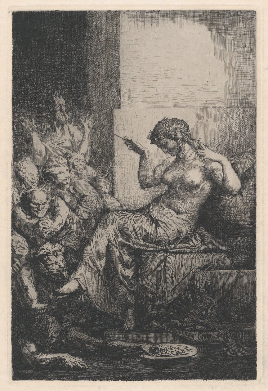 Alegori, 19. yüzyıl. by Francois Nicolas Chifflart