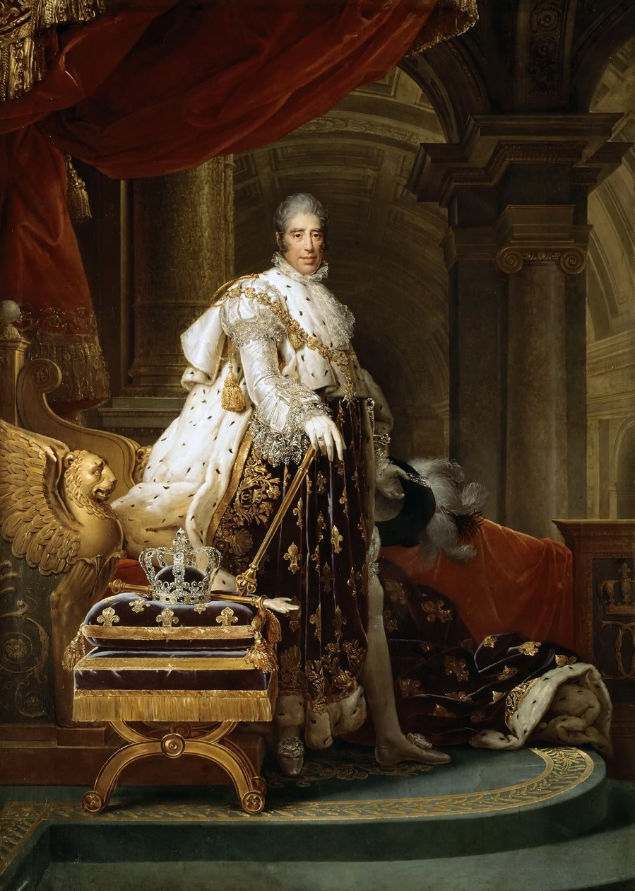 Fransa Kralı X. Charles by Francois Pascal Simon Gerard