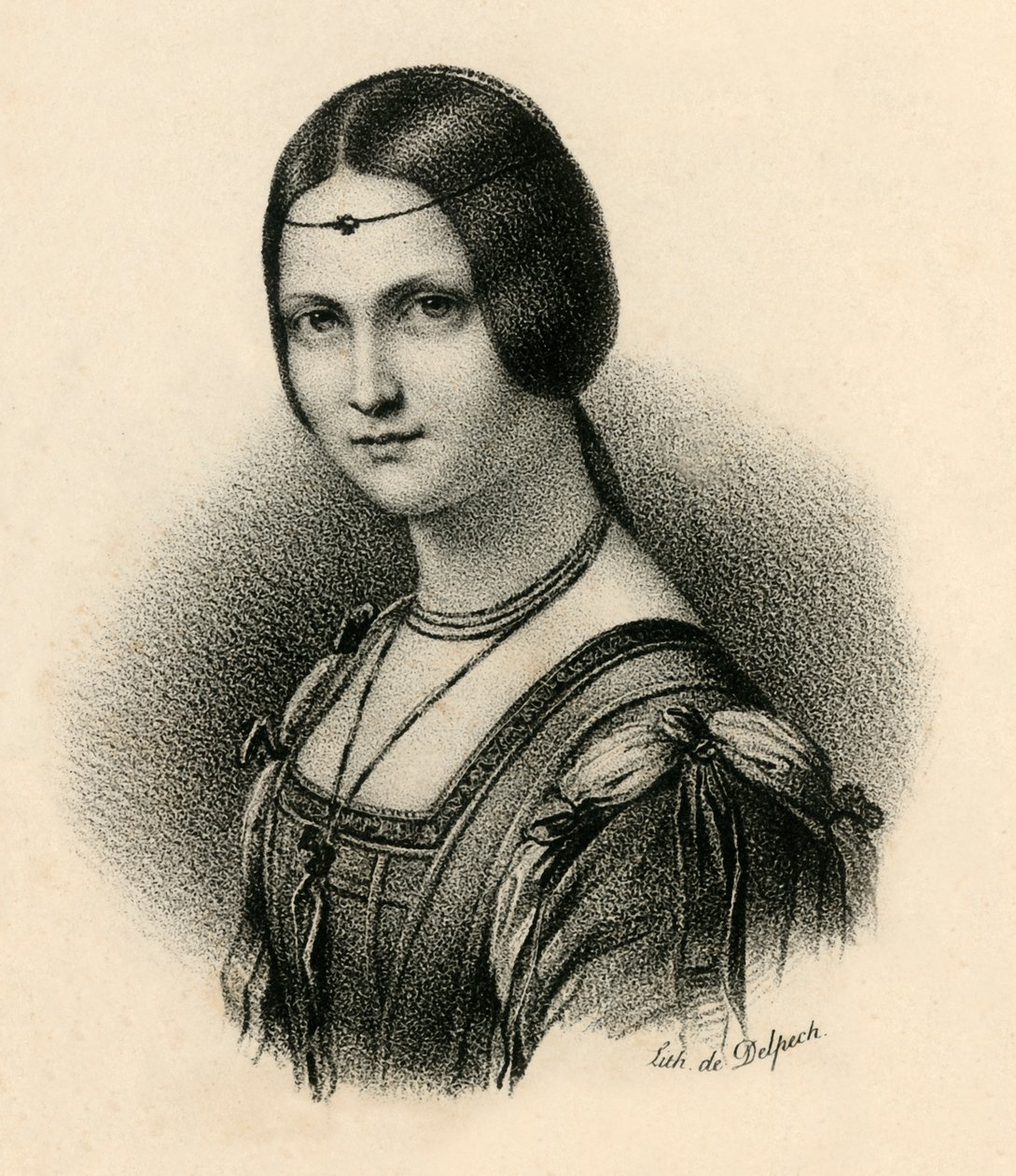 La Belle Feronnaire, c1830. by Francois Seraphin Delpech