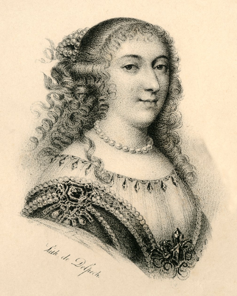 Matmazel de Montpensier, 1627-1693, c1830. by Francois Seraphin Delpech