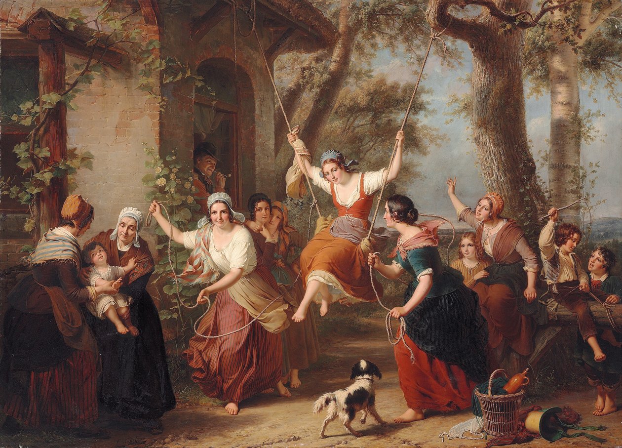 Salıncak, 1848 by Francois Verheyden