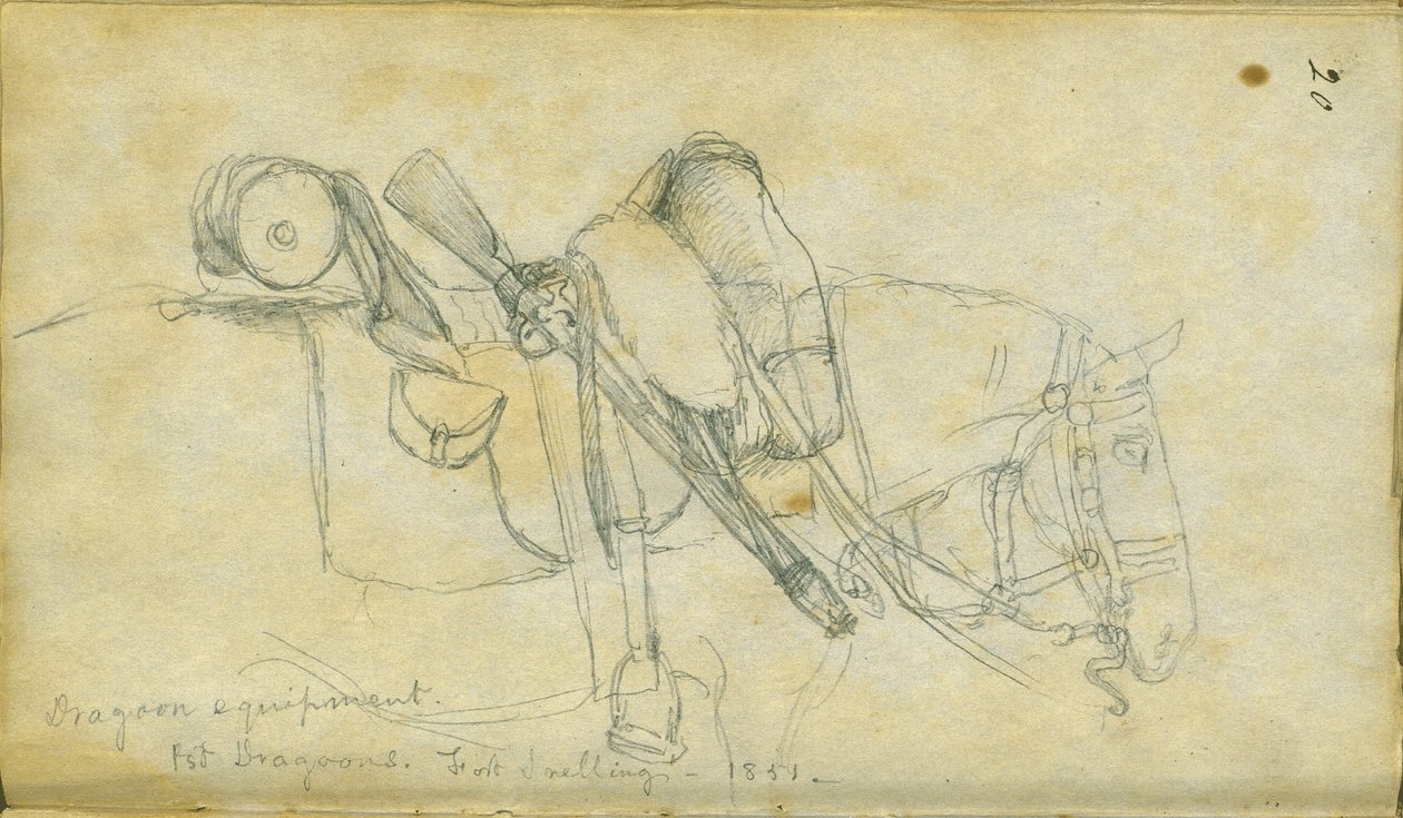 Ejderha ekipmanı, 1851 by Frank Blackwell Mayer
