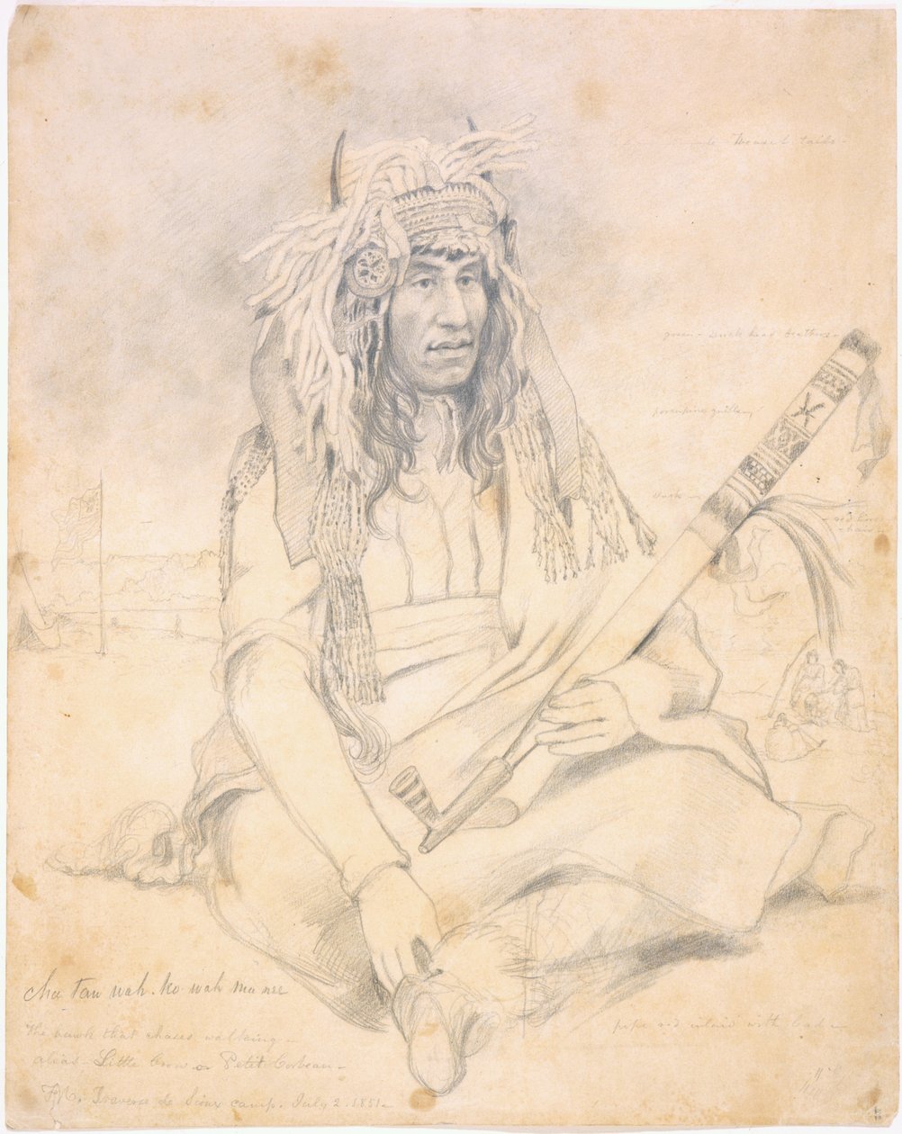 Küçük Karga, 1851 by Frank Blackwell Mayer