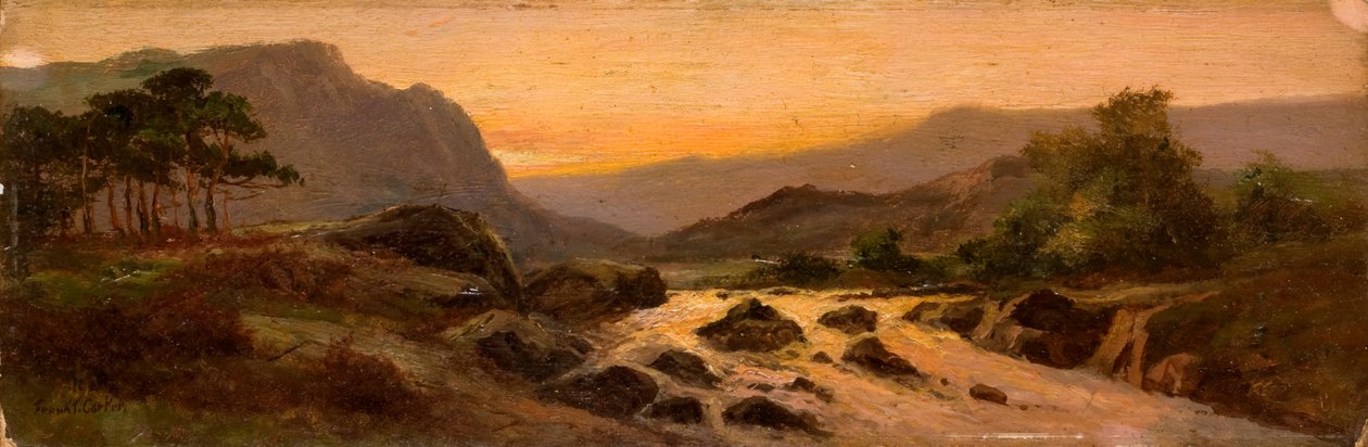 Gün Batımı, Kayalık Dere by Frank Thomas Carter