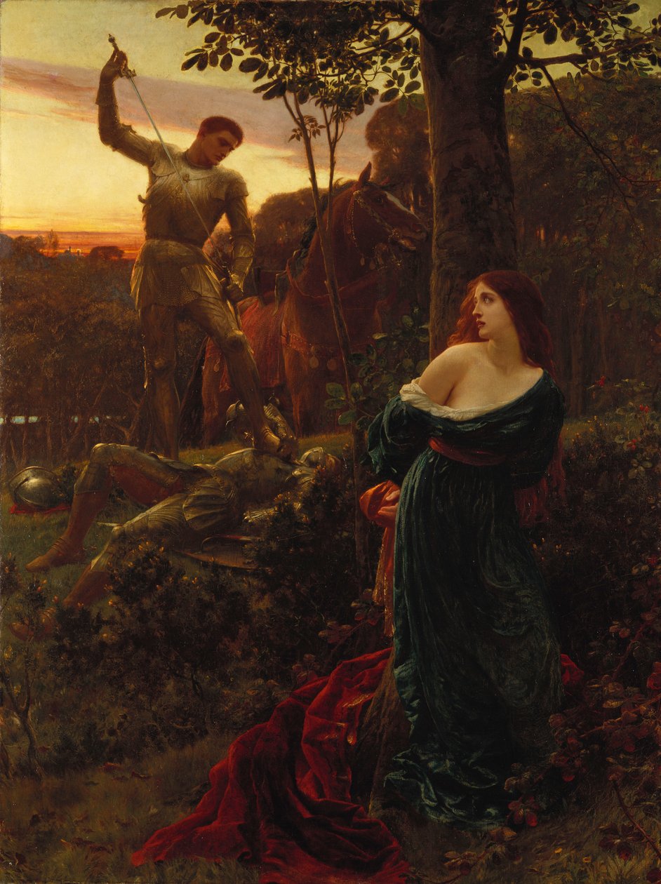 Şövalyelik, 1885 by Frank Dicksee
