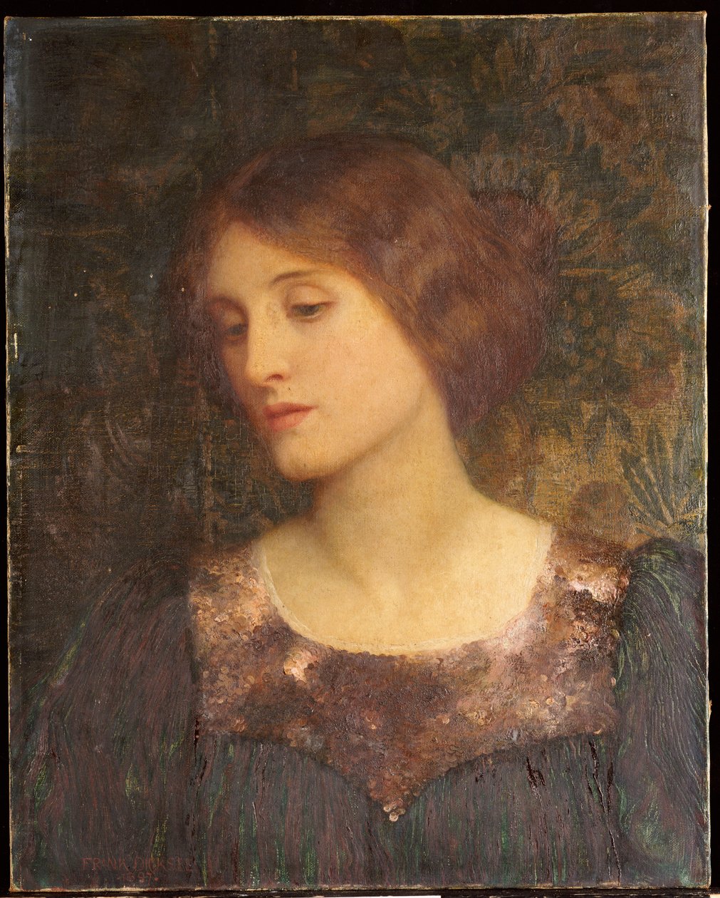 tefekkür, 1897 by Frank Dicksee