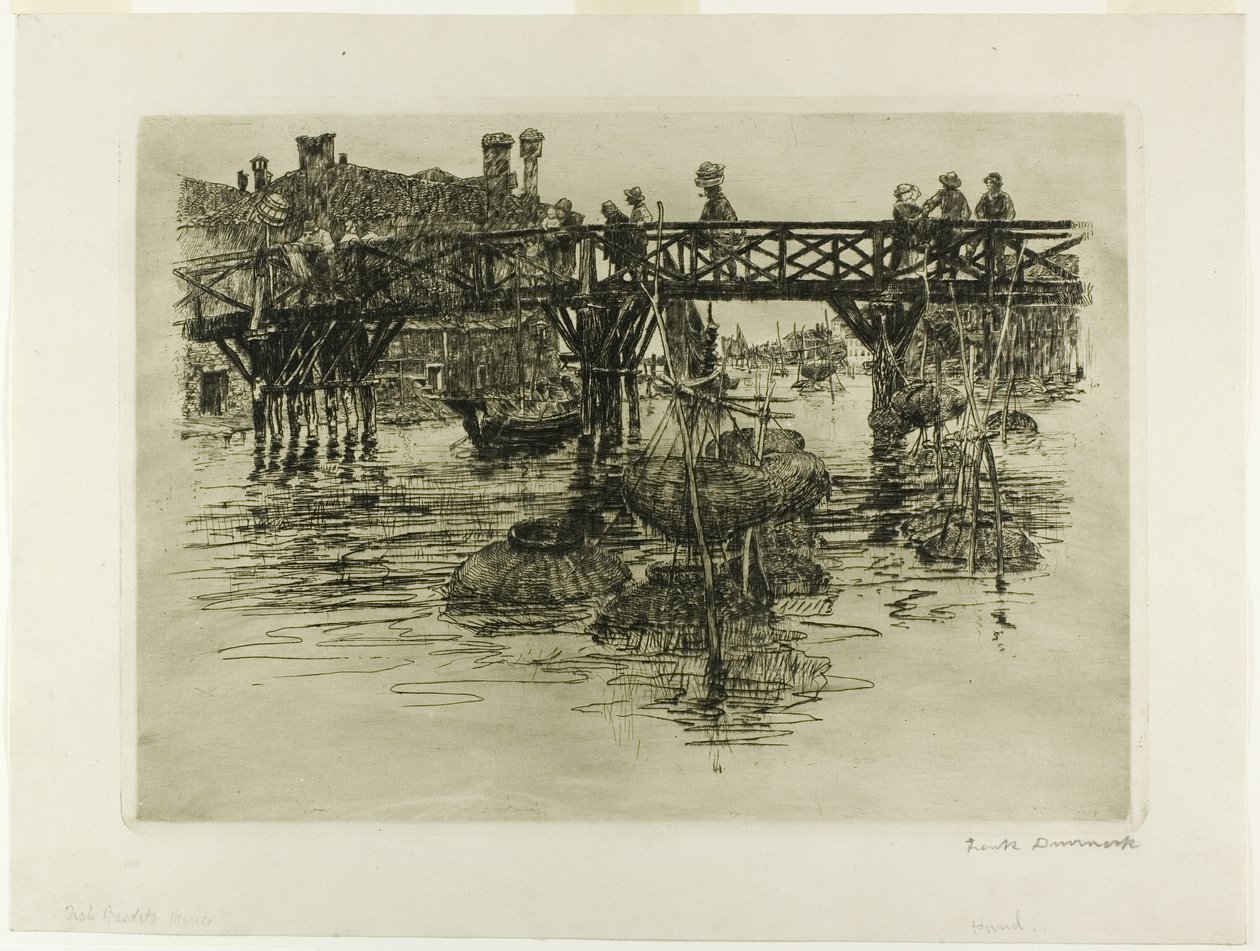 Balıkçı Mahallesi, Venedik by Frank Duveneck