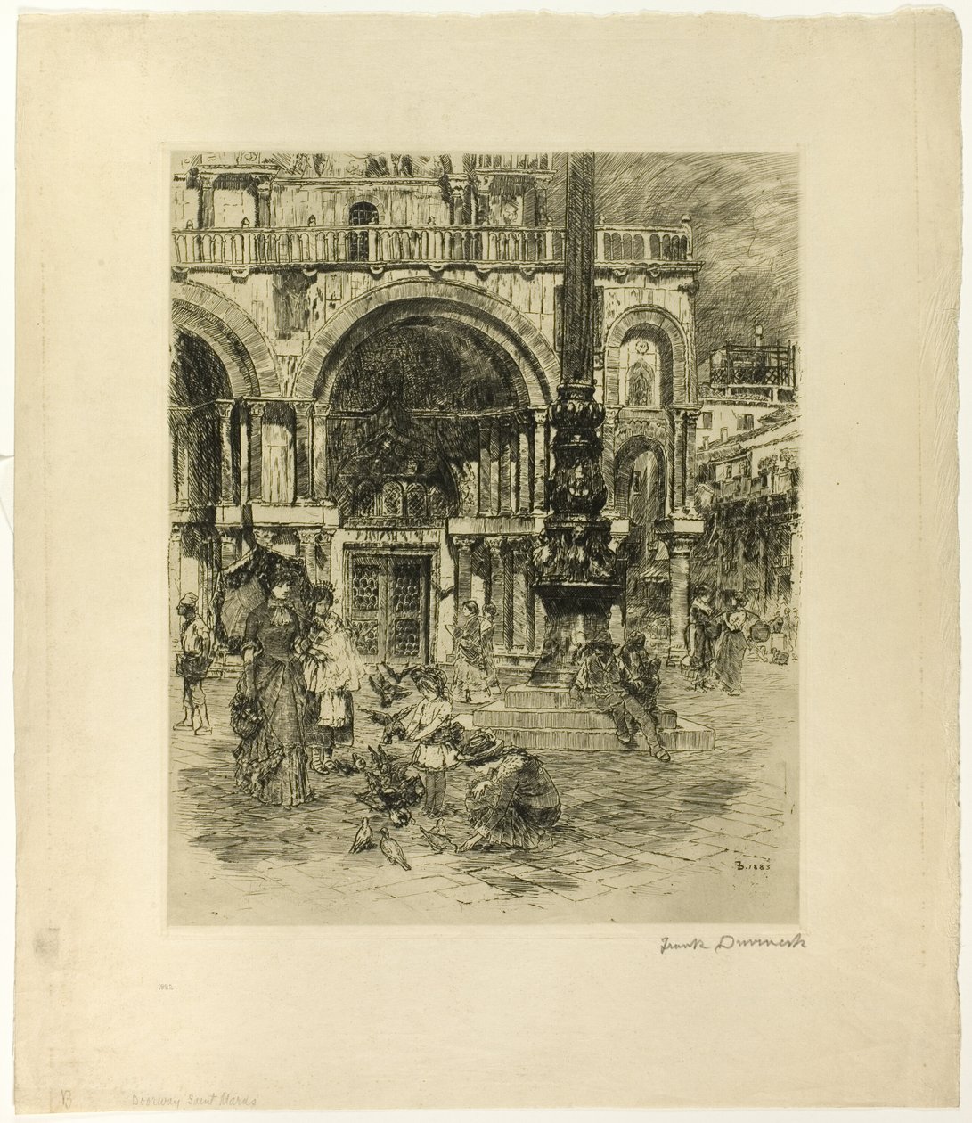 San Marco Meydanı by Frank Duveneck