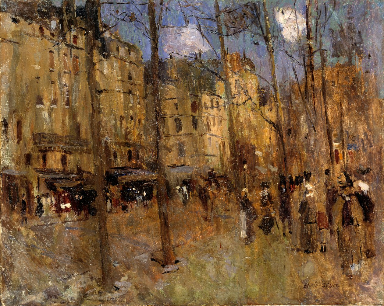 Boulevard St. Germain, n.d. by Frank Edwin Scott