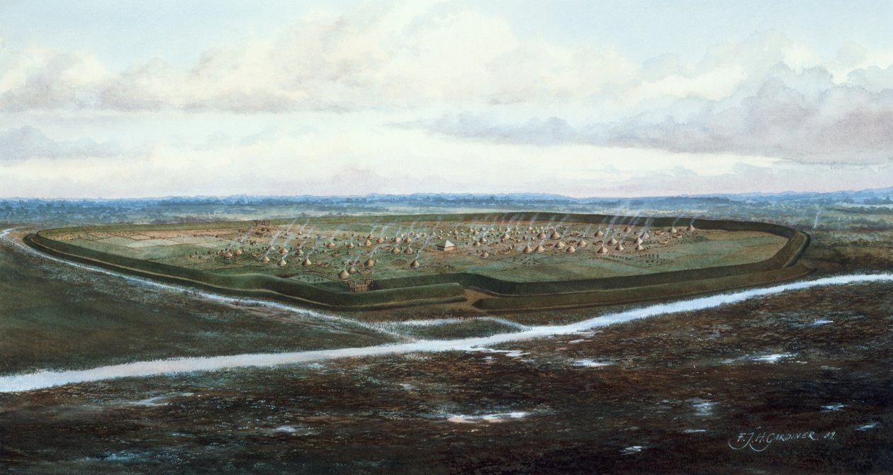 Uphall Kampı, Londra, MÖ 100. by Frank Gardiner