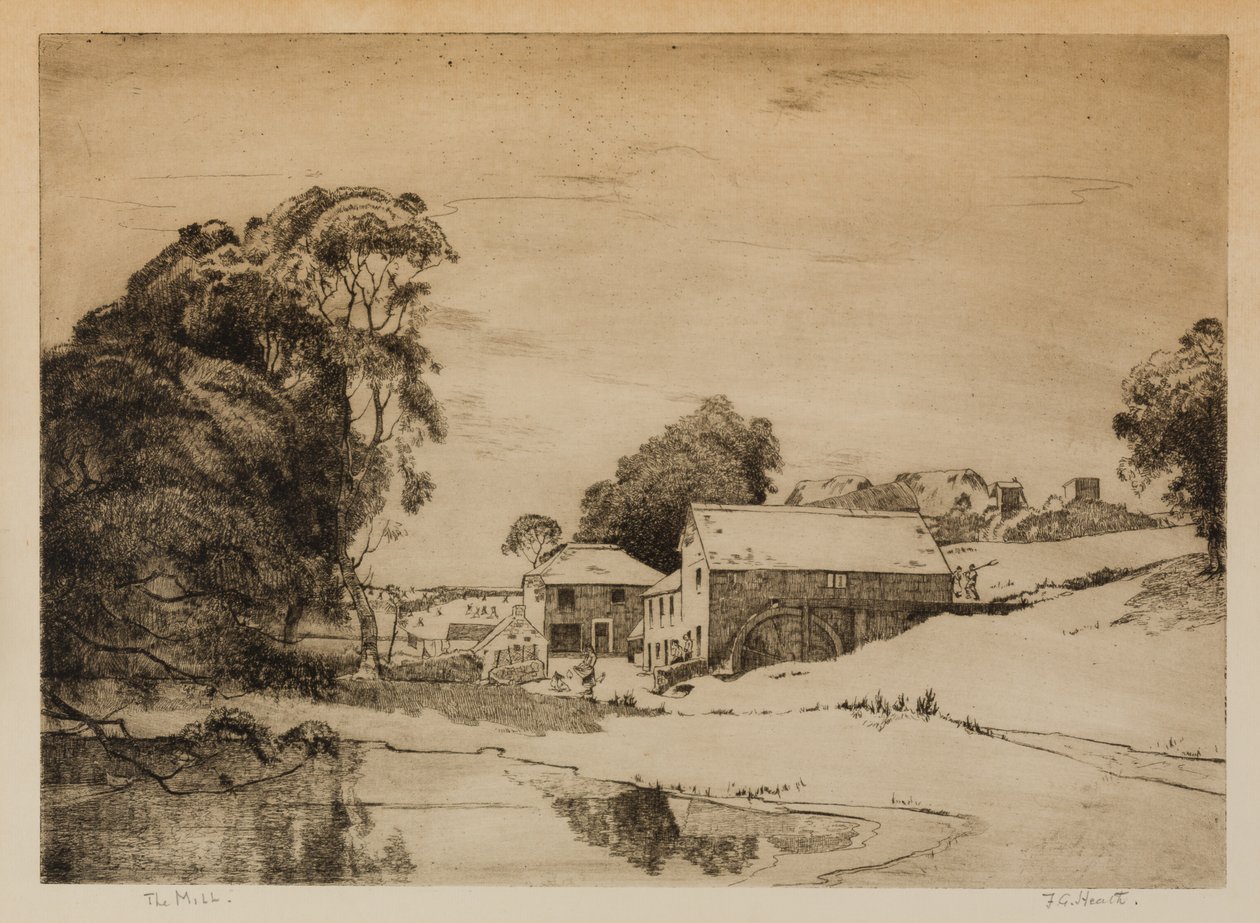 Klaket Değirmeni, Lamorna by Frank Gascoigne Heath