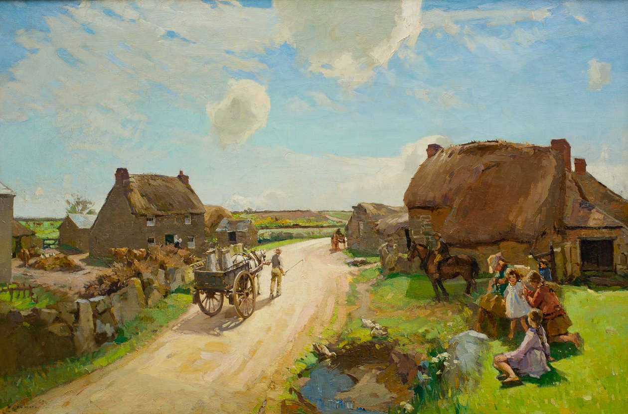 Süt Arabası, c.1920 by Frank Gascoigne Heath