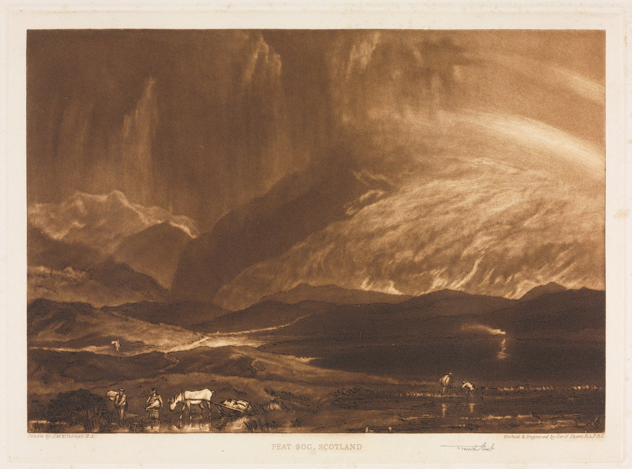 Turba Bataklığı, İskoçya, 1937. by Frank Short