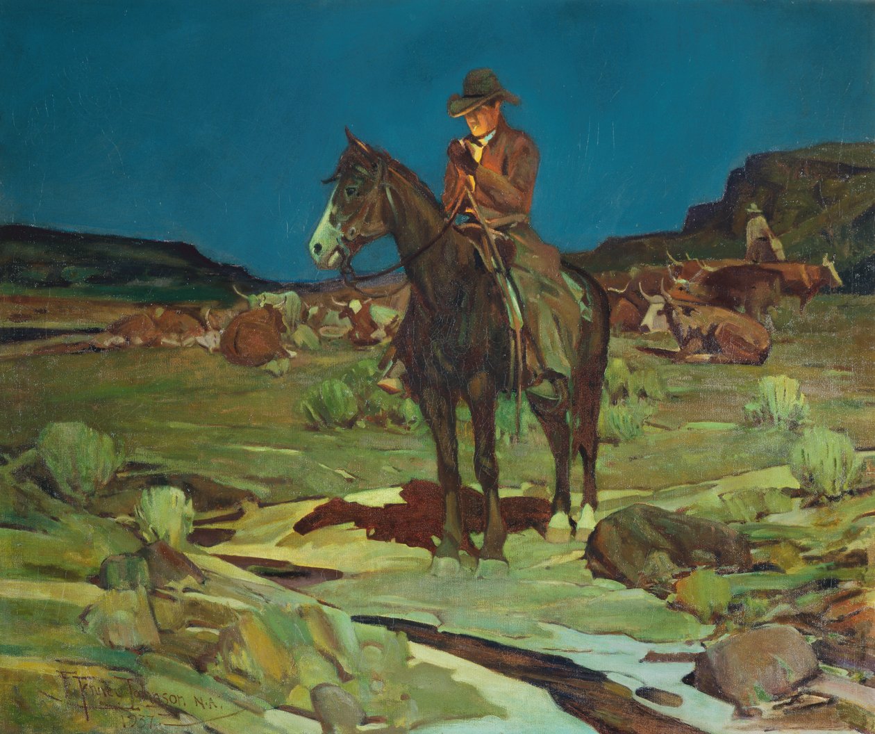 Geceler Uzun Olduğunda by Frank Tenney Johnson