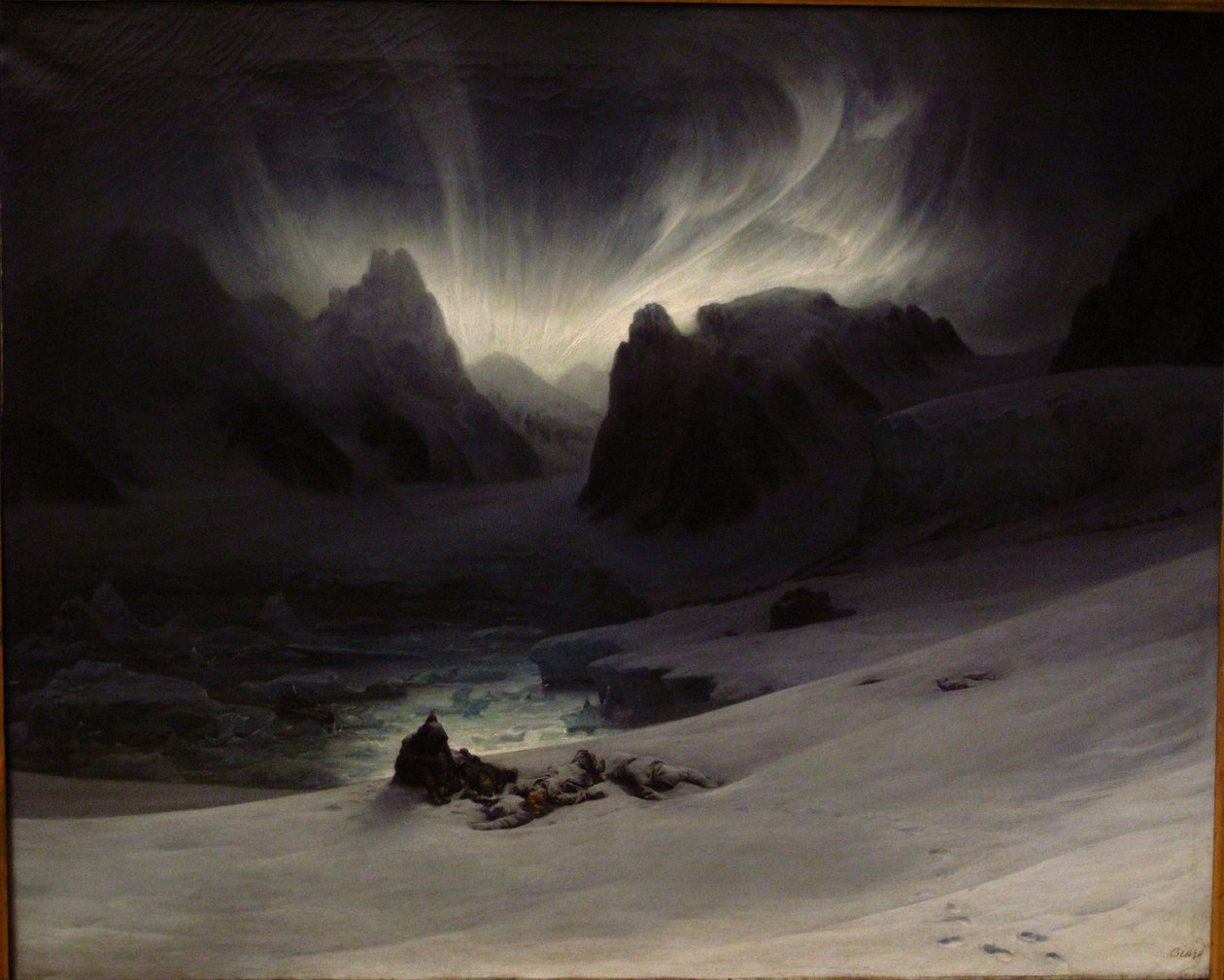 Magdalenefjorden by François Auguste Biard