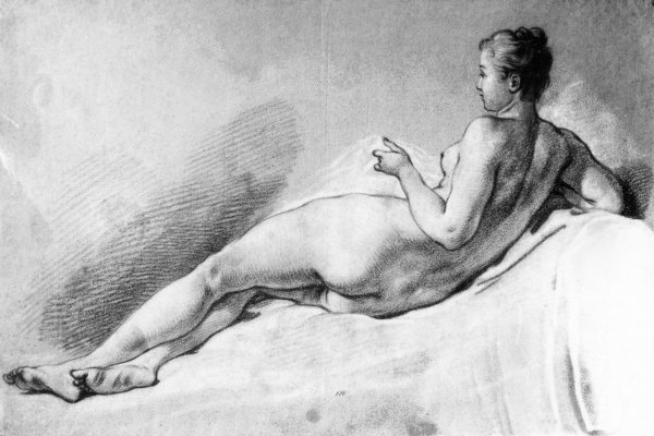 kadın çıplak by François Boucher