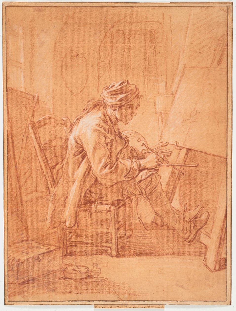 Sanatçı Stüdyosunda by François Boucher