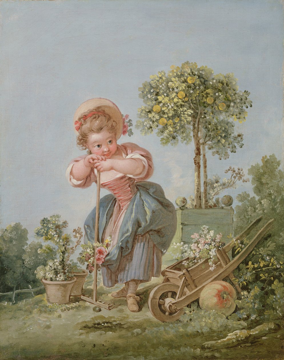 Küçük Bahçıvan, c.1754 (çift 90663) by François Boucher