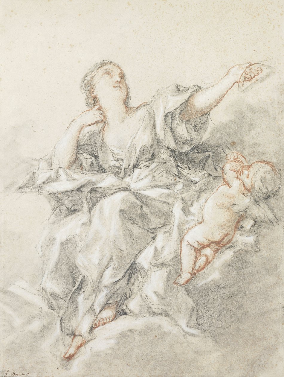 Astronomi; Astronomi, by François Boucher