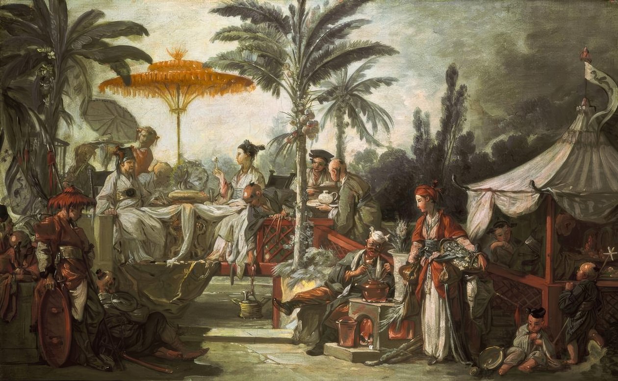 Chinoiserie: İmparator Bayramı by François Boucher