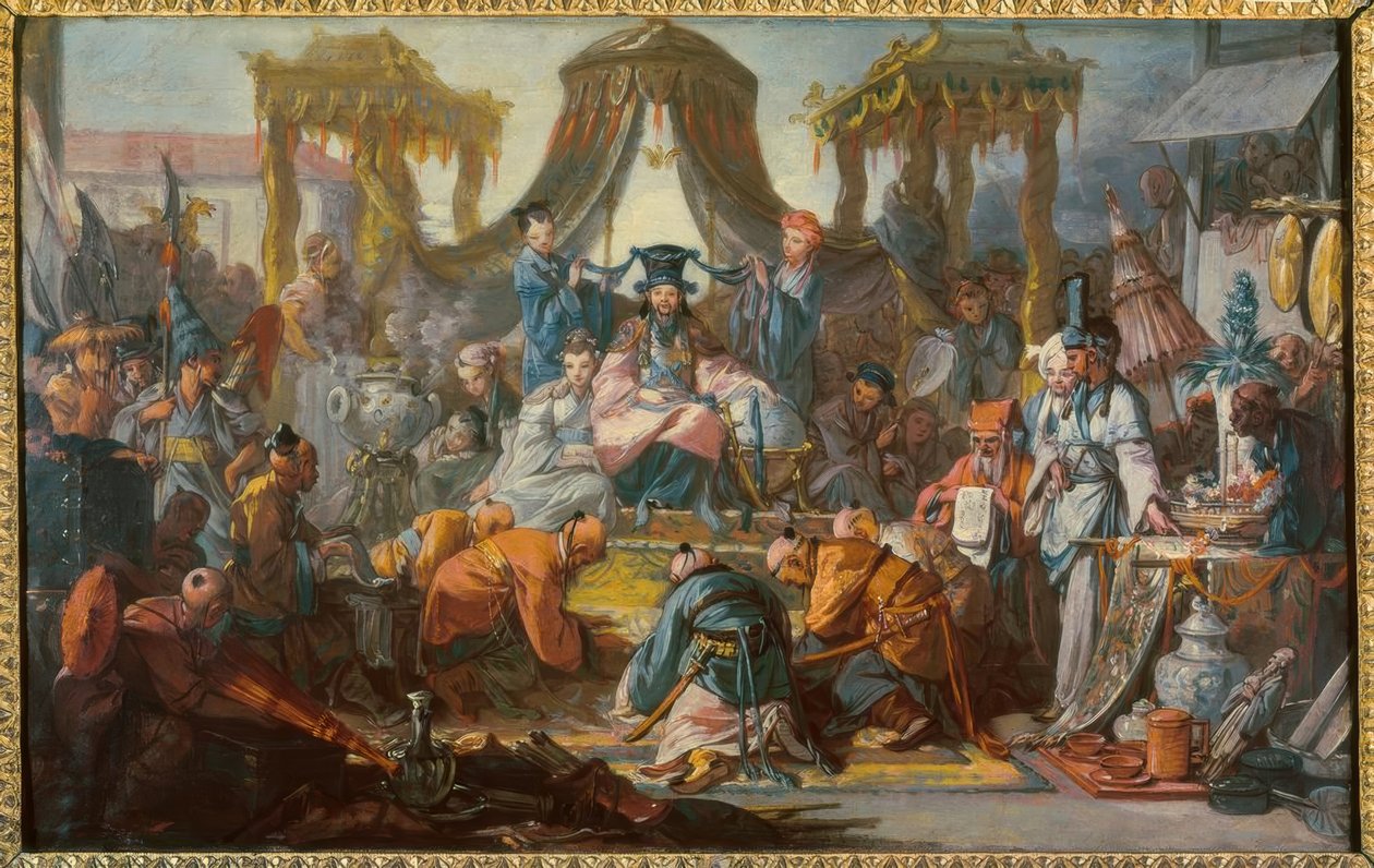 Çin İmparatoru Seyirci by François Boucher