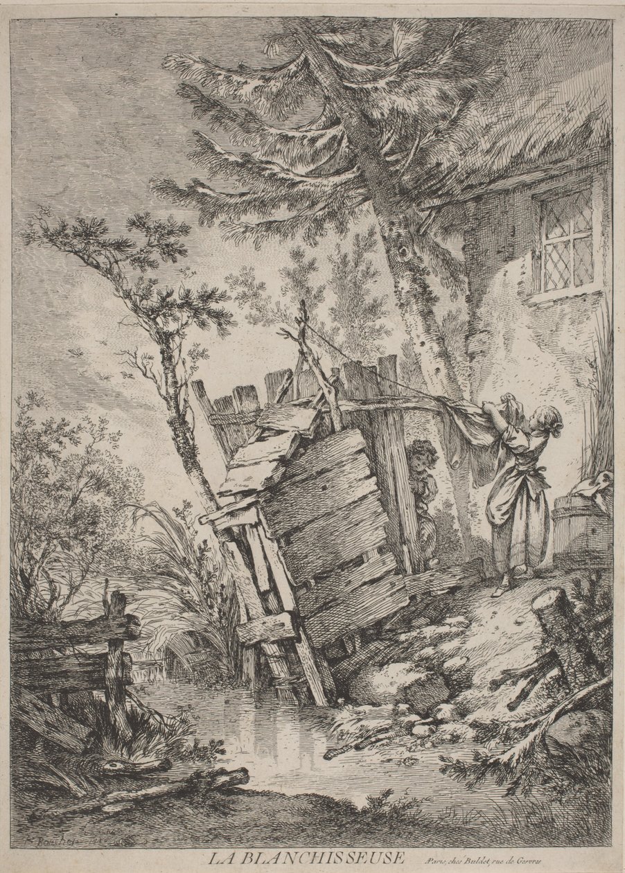 çamaşırcı by François Boucher