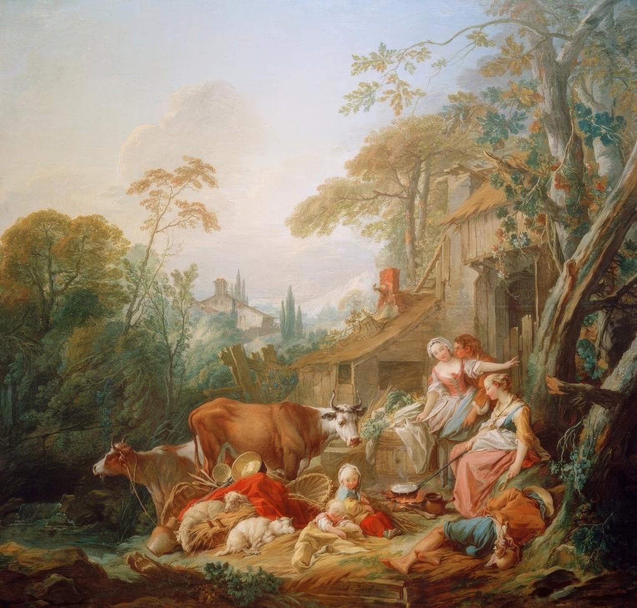 kırsal idil by François Boucher