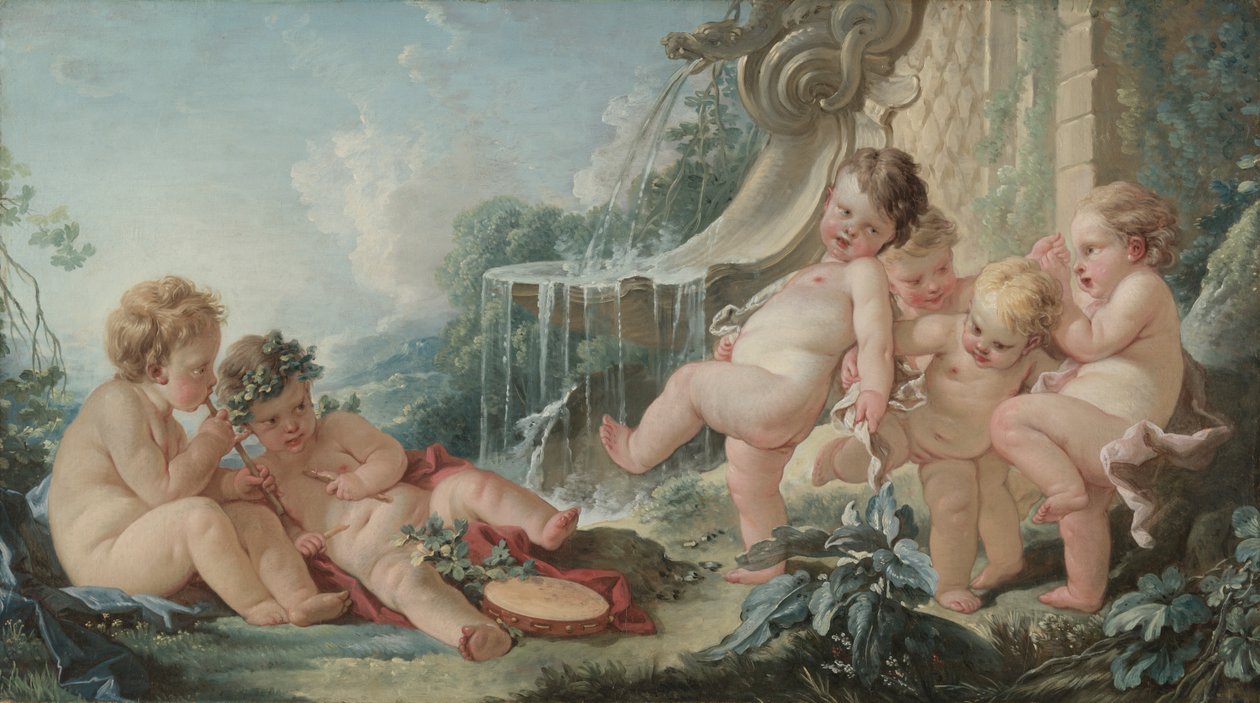 Müzik ve dans by François Boucher