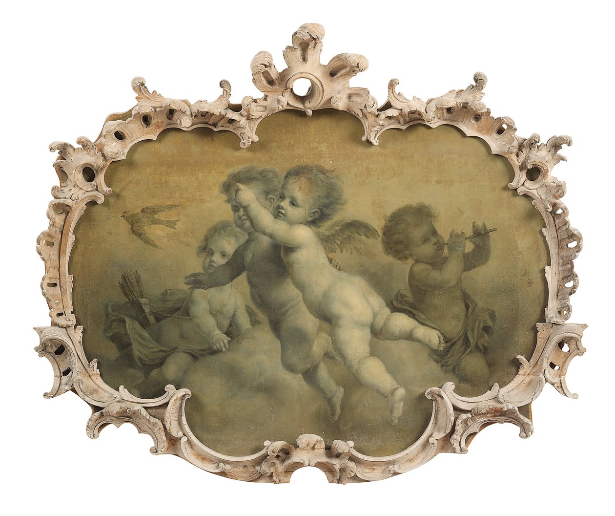 putti disporting by François Boucher
