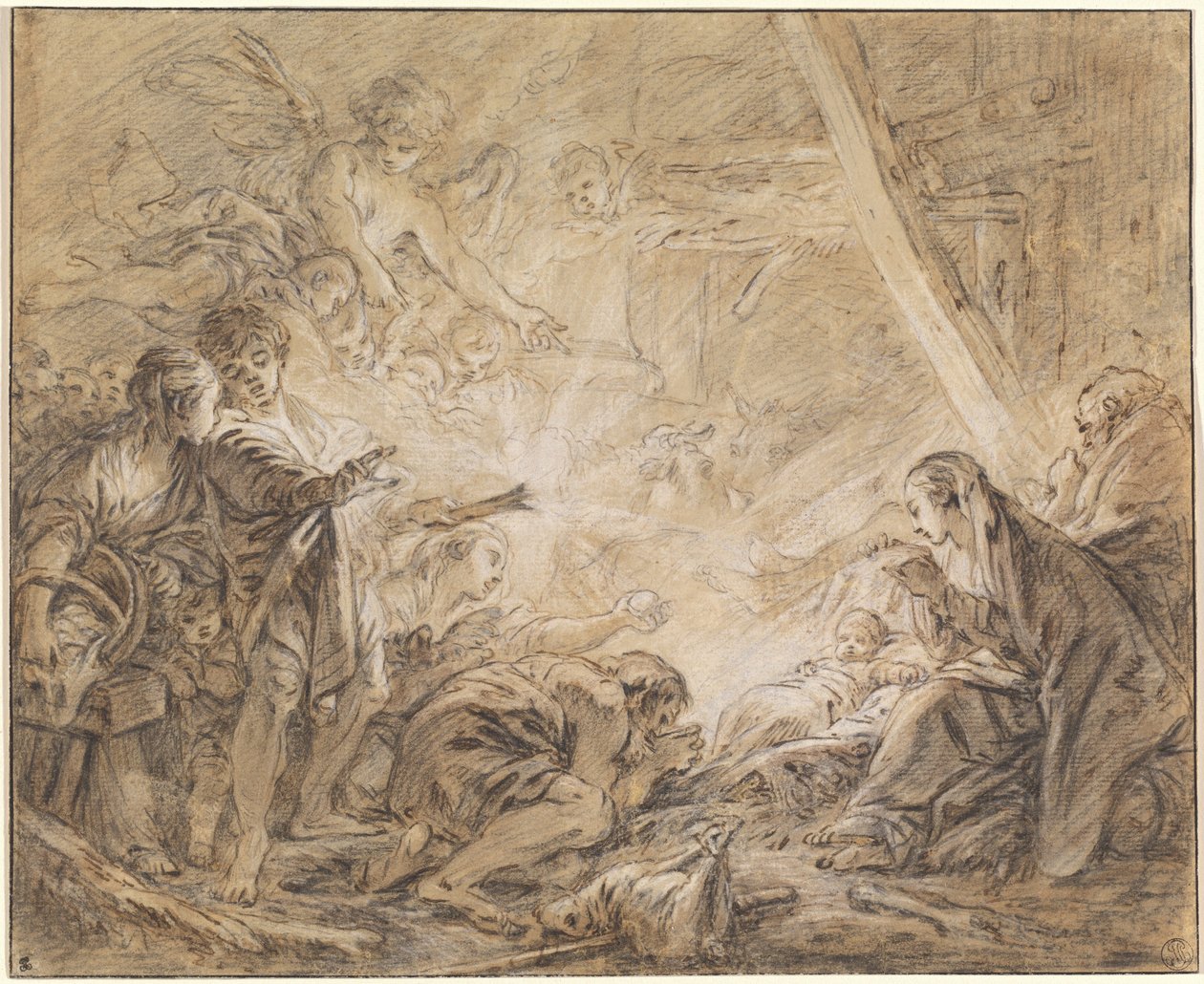 Çobanların hayranlığı by François Boucher