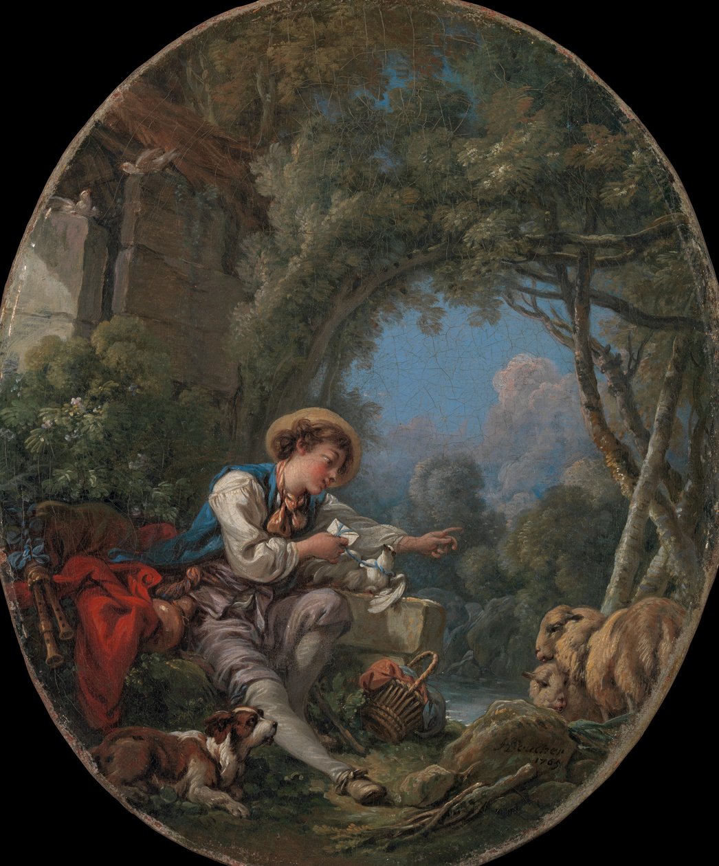 Elçinin Gönderisi, 1765. by François Boucher