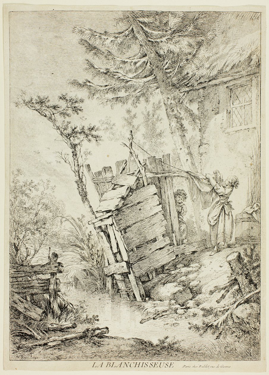 çamaşırcı by François Boucher