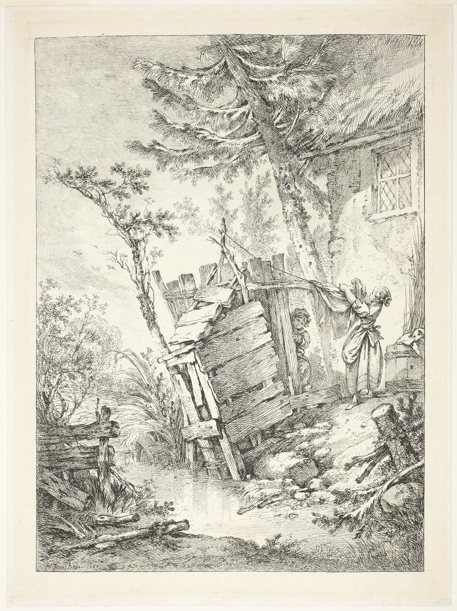 çamaşırcı by François Boucher