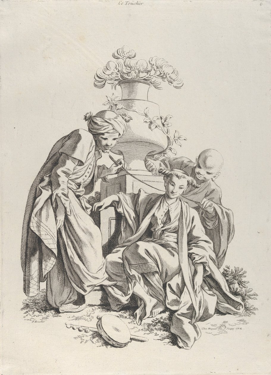 Dokunma, Beş Duyudan, 1720-70. by François Boucher