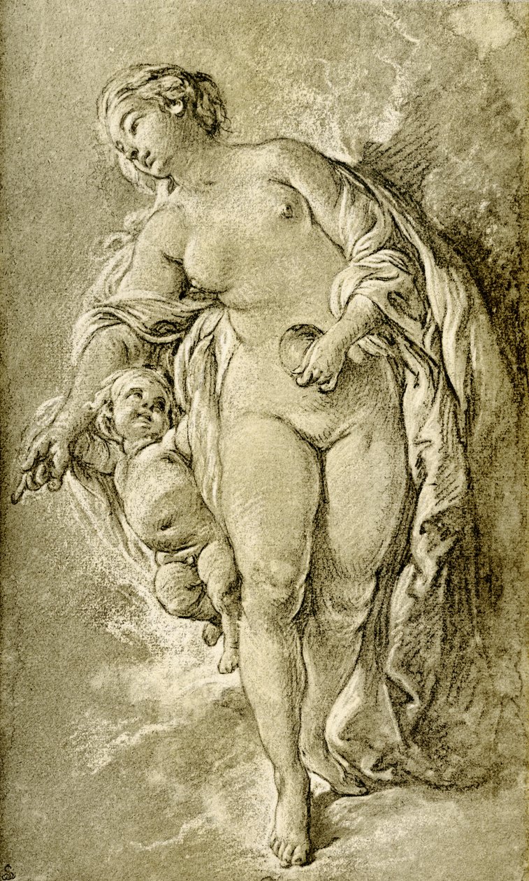elma ile Venüs by François Boucher