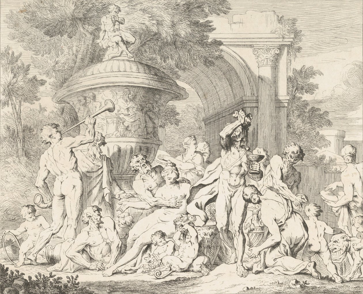 Bachnal, K. 1710-40. by François Roëttiers