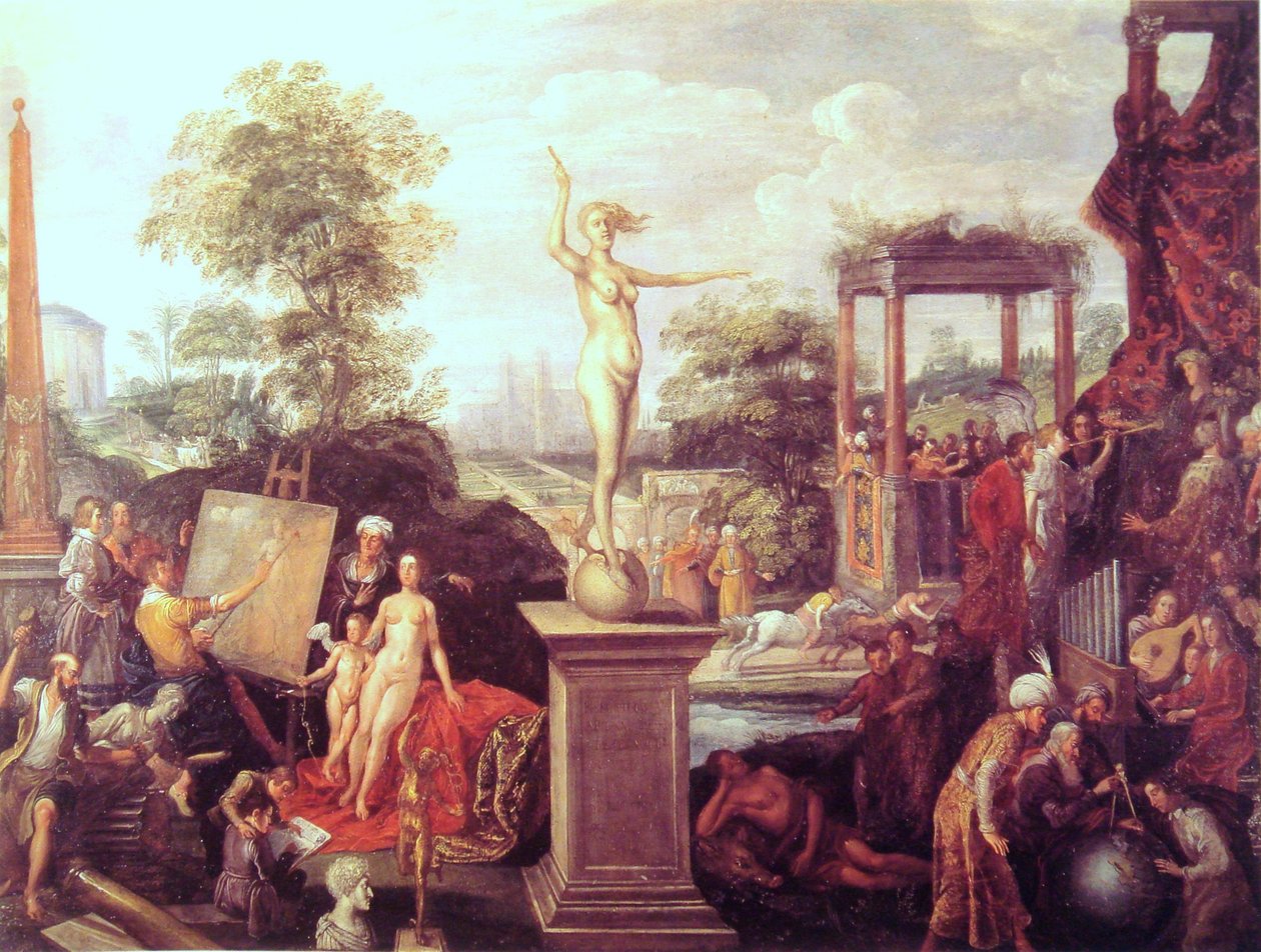 Fransızca: Durum Alegorisi by Frans II Francken the Younger