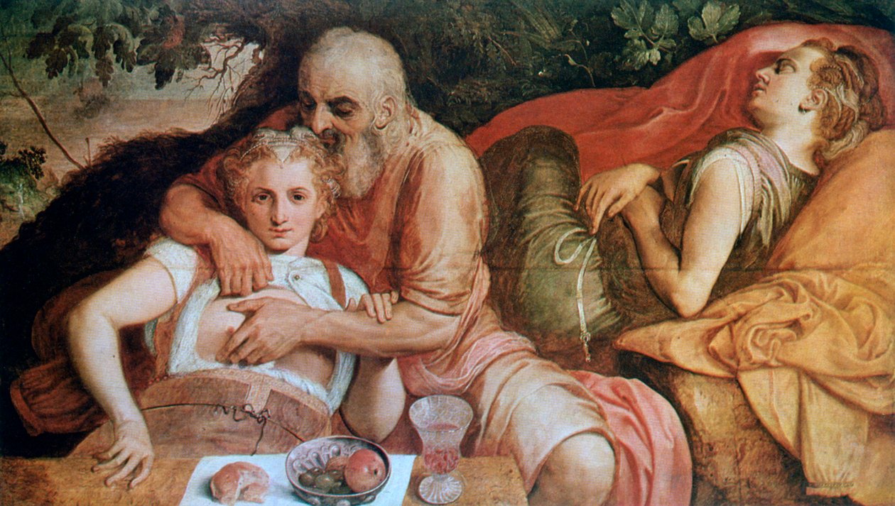 Lût ve Kızları, c1550 by Frans Floris