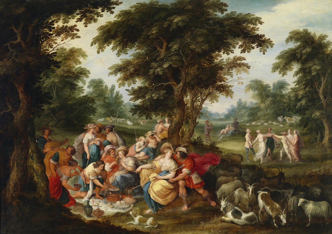 Arkadia. Altın Çağ by Frans Francken the Younger