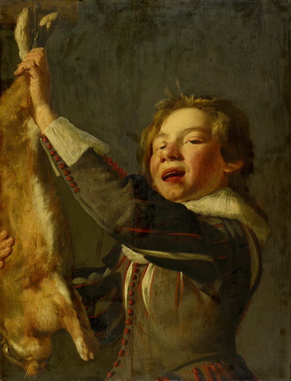 Ölü Tavşanlı Çocuk by Frans Hals
