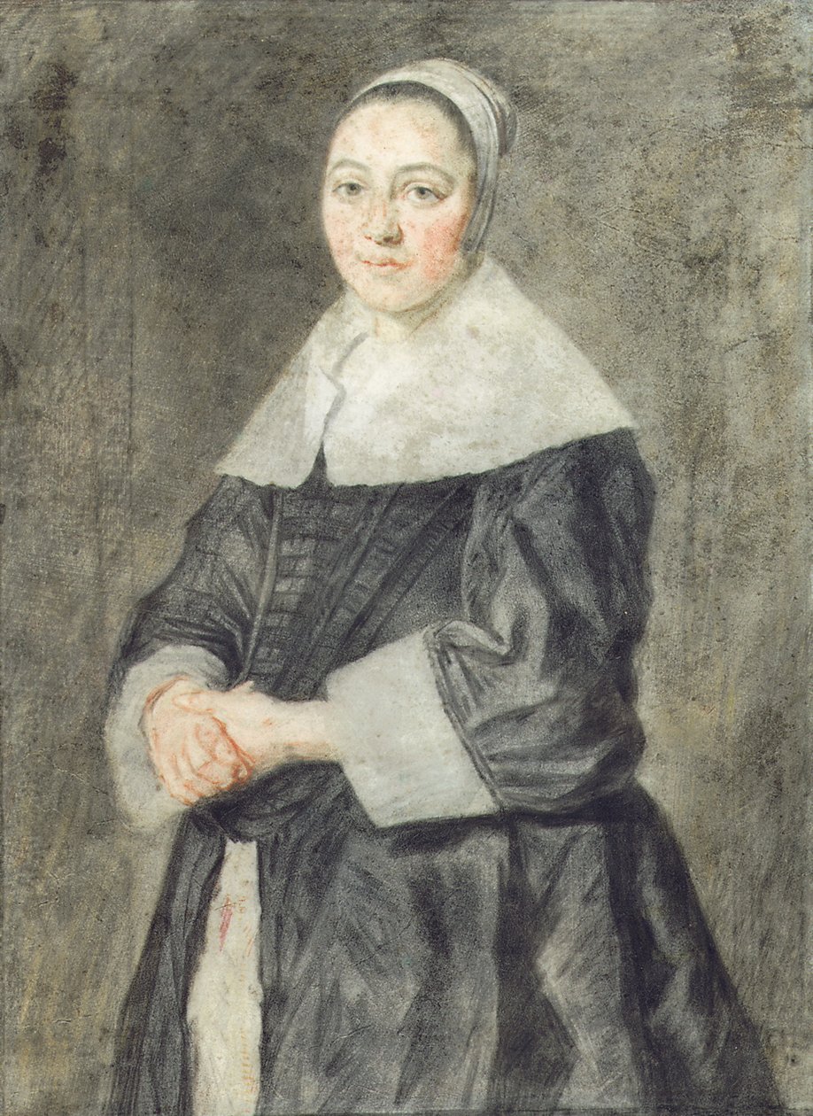 Bir Bayan Portresi by Frans Hals