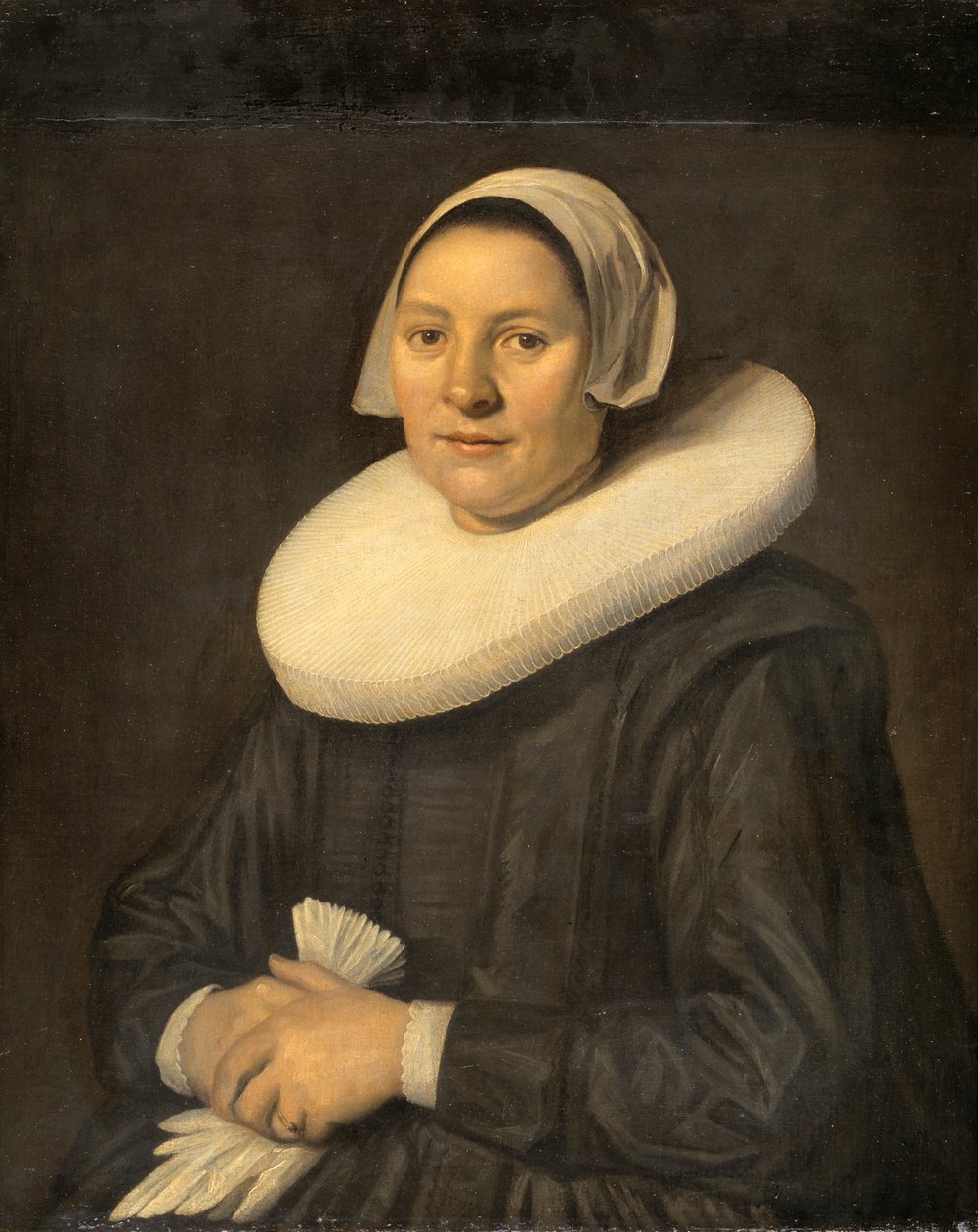 Bir kadının portresi, c17. yüzyıl. by Frans Hals