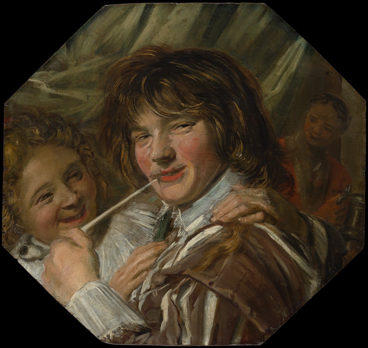 Sigara İçen, ca. 1623-25. by Frans Hals
