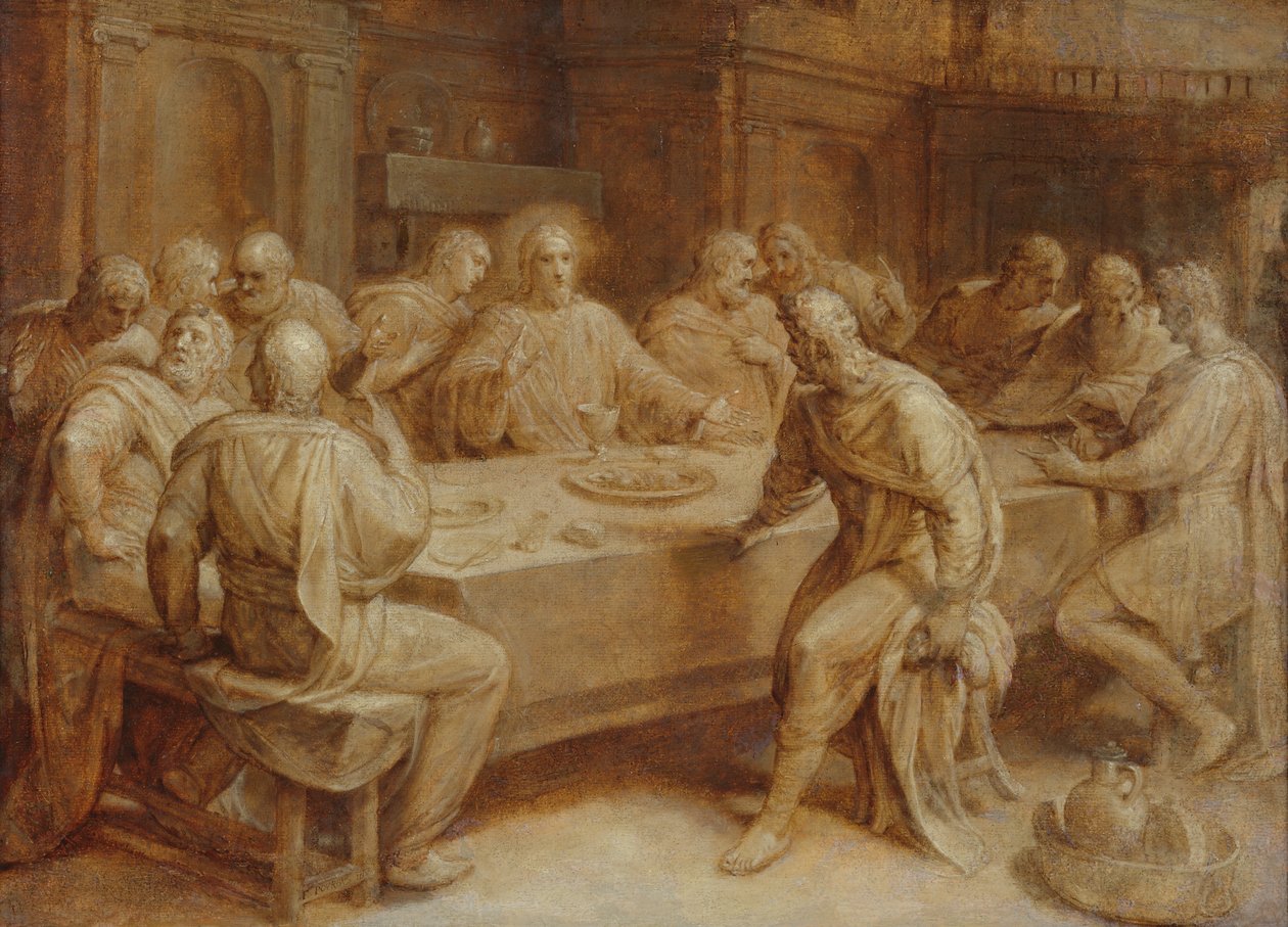 Son Akşam Yemeği by Frans I Pourbus