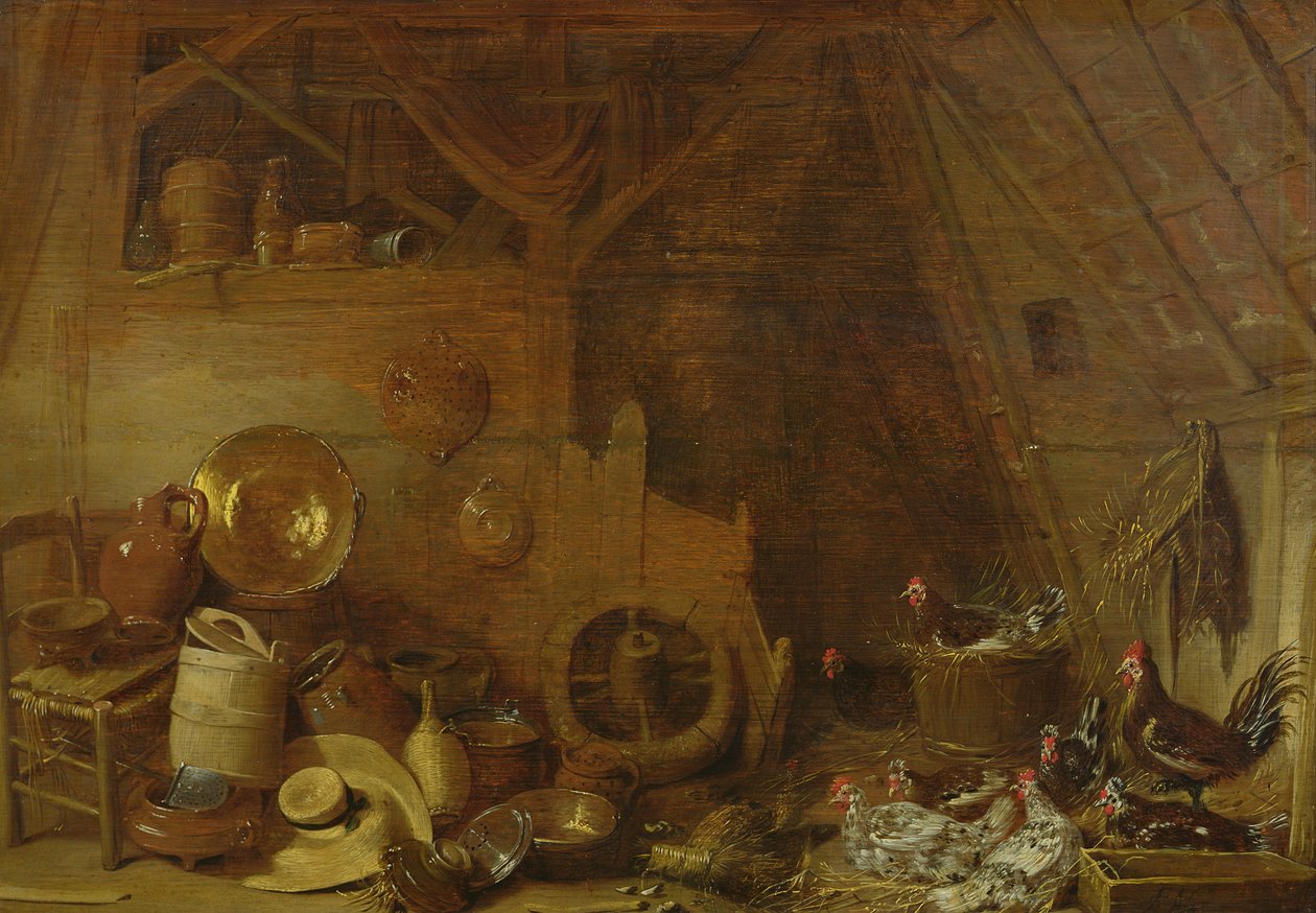 ahır iç by Frans Ryckhals